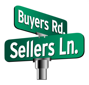 buyers-sellers street sign